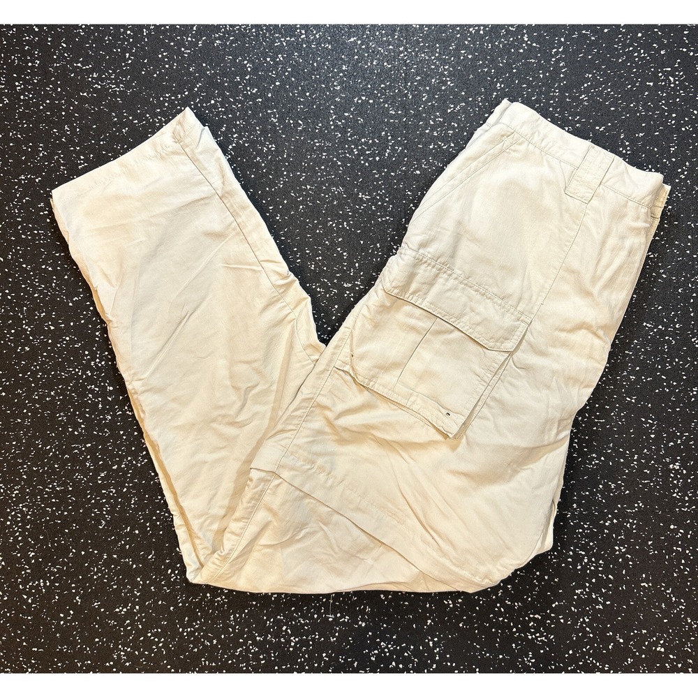WorldWide Sportsman Nylon Convertible Hiking Pants Shorts Light Tan Lining 32x34